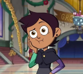 🔮 Luz Noceda The Owl House dessin animé, animé, Disney, série TV, Luz à Osville, Luz Noceda telegram sticker