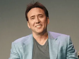 🥃 Nicolas Cage actor, celebrity, portrait, man, smile telegram sticker
