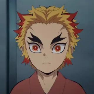 🔥 Kyojuro Rengoku Demon Slayer Anime, Manga, Demon Slayer, Kyojuro Rengoku whatsapp sticker