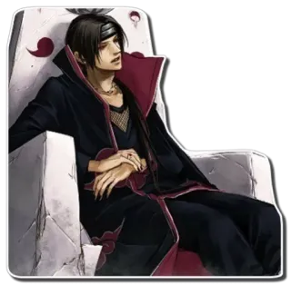 🎧 Itachi Naruto Itachi, Naruto, Anime, Postać, Manga, Uchiha, Akatsuki telegram sticker