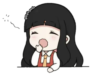 😴 @Sigilo_packs Dibujo animado, Anime, Lindo, Pegatina, Chica telegram sticker
