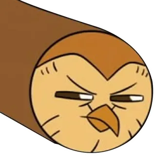 🤨 Hooty The Owl House kartun, burung hantu, Hooty, The Owl House, lucu, karakter telegram sticker