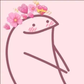 💗 fofo, amor, corações, flores, desenho animado, rosa telegram sticker