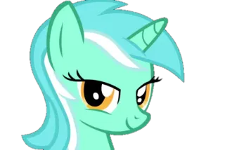 😊 Lyra Heartstrings My Little Pony Cartoon, Pferd, Pony, Lyra Heartstrings, Animation, My Little Pony whatsapp sticker