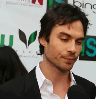 🥀 Ian Somerhalder actor, celebrity, portrait, man telegram sticker