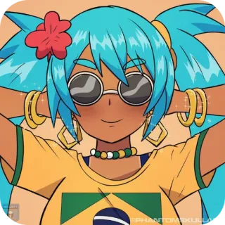 😎 Vivian Skullgirls PHANTOMSKULLA telegram sticker