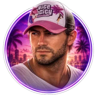 🤔 Victor Vance Grand Theft Auto: Vice City Stories Vice City telegram sticker