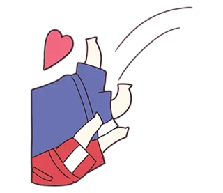 🌟 amor, coração, casal, desenho animado, relacionamento telegram sticker