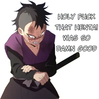 😋 HOLY FUCK THAT HENTAI WAS SO DAMN GOOD Anime, Palavrão, Mangá, Ofensivo, Hentai telegram sticker
