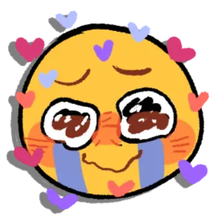 😭 Emoji, Lindo, Corazón, Llorando, Amor telegram sticker