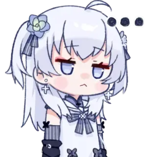 💬 Anime, Cartoon, Chibi, Süß, Mädchen, Sticker telegram sticker