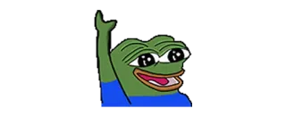 👋 Pepe the Frog Meme, Pepe, Sapo, Meme da Internet telegram sticker