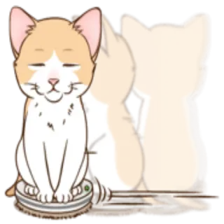 😌 kucing, hewan, imut, hewan peliharaan, hewan peliharaan, anak kucing telegram sticker