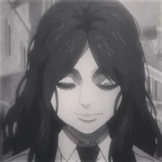 ❤️ Eren Yeager Attack on Titan アニメ, マンガ, エレン・イェーガー, 進撃の巨人, 進撃 telegram sticker