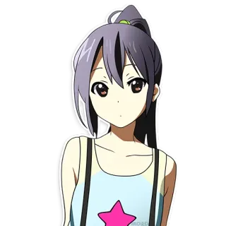 👀 Anime, Ragazza, Stella, Personaggio, Cartone animato, Carino whatsapp sticker