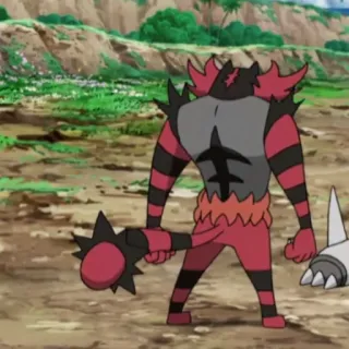 👌 Incineroar pokemon, fire type, fighting type, incineroar telegram sticker