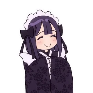 🙂↕️ อนิเมะ, จิบิ, น่ารัก, ผู้หญิง, การ์ตูน telegram sticker