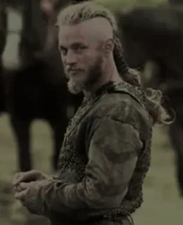 🪓 Ragnar Lothbrok Vikings แร็กนาร์, ไวกิ้ง, รายการทีวี, ประวัติศาสตร์, นักรบ telegram sticker