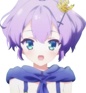😀 Anime, Dibujos animados, Lindo, Corona telegram sticker
