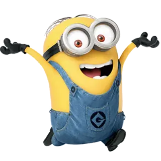 😀 Minion Despicable Me Minion, Verschrikkelijke Ikke, Cartoon, Animatie, Personage, Grappig, Geel telegram sticker