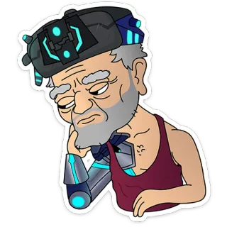 Осторожно, киберземляне! @stickers_vk telegram stickers