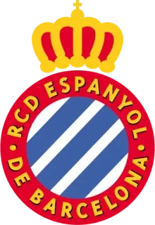 🇪🇸 DE RCD ESPANYOL DE BARCELONA 足球, 球队, 标志, 西班牙 telegram sticker