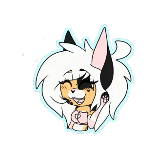 👌 Dessin animé, Furry, Joyeux, Mignon, Personnage telegram sticker