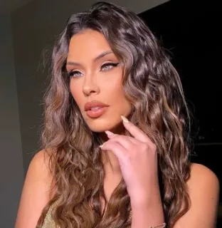 🌱 femme, portrait, beauté, mannequin, maquillage whatsapp sticker