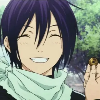 💎 Yato Noragami Anime, Noragami, Yato, Gott, Lächeln telegram sticker
