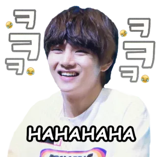 😆 HAHAHAHAHA 웃음, 하하, 행복, 웃긴, ㅋㅋㅋ, 밈 telegram sticker