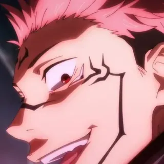 ✨ Ryomen Sukuna Jujutsu Kaisen Anime, Dämon, Bösewicht, Zauberer, Verflucht whatsapp sticker