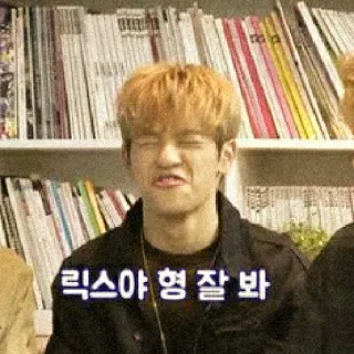 🌙 리쿠스야 형 잘 봐 telegram sticker