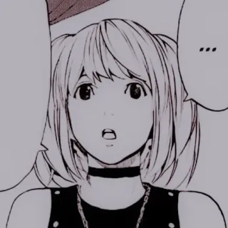 🩺 Misa Amane Death Note ... Misa Amane, Death Note, Anime, Manga, Cartone animato, Personaggio telegram sticker