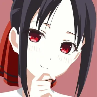 🌺 Kaguya Shinomiya Kaguya-sama: Love Is War 애니메이션, 카구야 님은 고백받고 싶어, 시노미야 카구야, 만화, 망가 telegram sticker