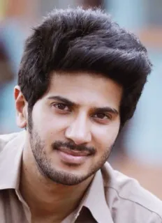 ❤️ ritratto, uomo, attore, indiano, celebrità, Dulquer Salmaan telegram sticker
