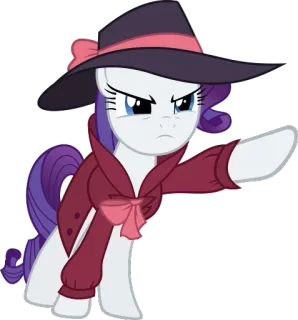 👉 Rarity My Little Pony, Rarity, Cartoon, Animation, Pony, Fashion, Horse telegram sticker