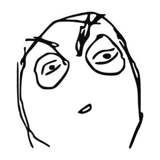 😕 Meme, Gesicht, Ausdruck, Internet telegram sticker