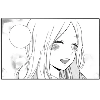 😄 animé, manga, fille, souriante, joyeuse, mignon telegram sticker