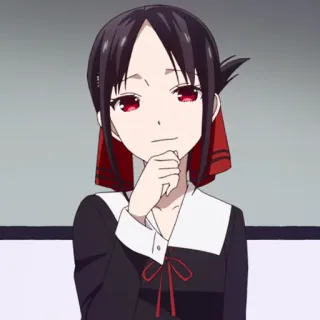 ❤️ Kaguya Shinomiya Kaguya-sama: Love Is War Аниме, Манга, Кагуя-сама, Любовь это война, Синомия, Персонаж, Школа telegram sticker