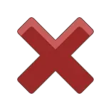 ❌