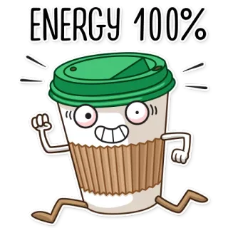 Donut and Coffee whatsapp stickers