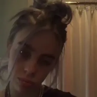 💖 Billie Eilish 歌手, 流行明星, 名人, 音乐, 肖像 telegram sticker
