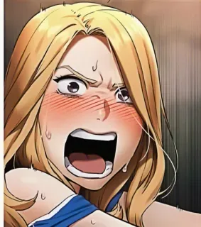 🎃 anime, chorando, mulher, preocupada, ilustração telegram sticker