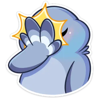 🤦‍♀️ tát, hoạt hình, facepalm, meme, biểu cảm telegram sticker