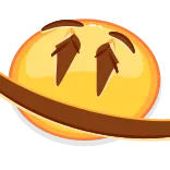 😚 Эмодзи, Поцелуй, Лицо, Желтый, Любовь, Романтика whatsapp sticker