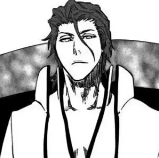 ♥ Aizen Sosuke Bleach anime, villain, manga, aizen, smug telegram sticker