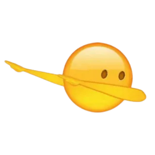 🤘 Emoji, Dab, Ballo, Meme, Giallo, Divertente telegram sticker
