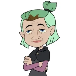 🧟 Amity Blight The Owl House Amity Blight, Owl House, cartoon, funny, character mashup telegram sticker