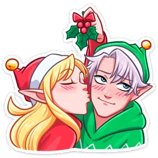 Рей и Эвер :: @stickroom telegram stickers