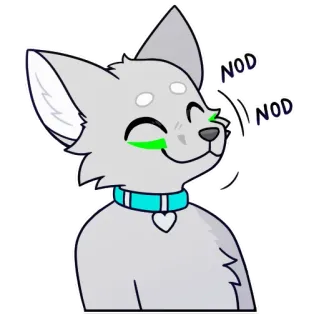 👍 NOD NOD telegram sticker